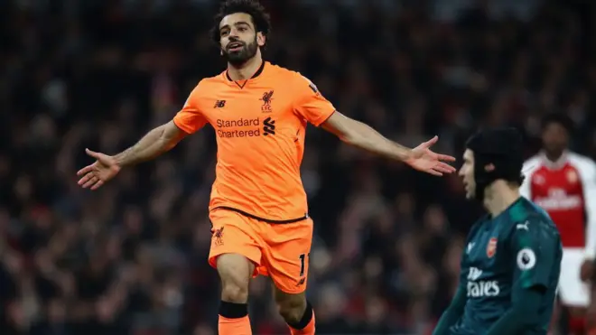 Mohammed Salah dey number 2 for di highest goals for premier league dis season