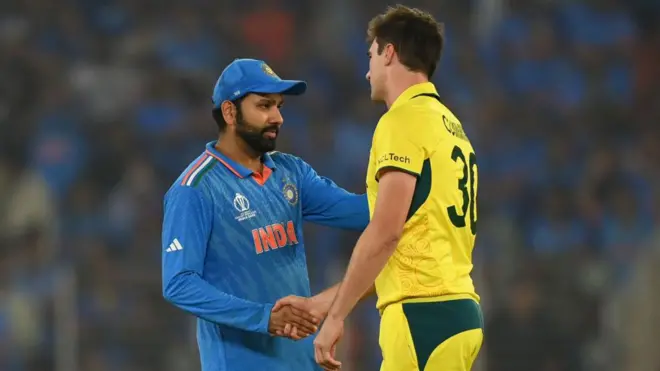 రోహిత్ శర్మ, కమిన్స్