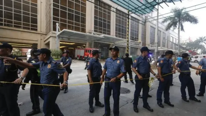 The Resorts World Manila complex is under tight security following the shooting