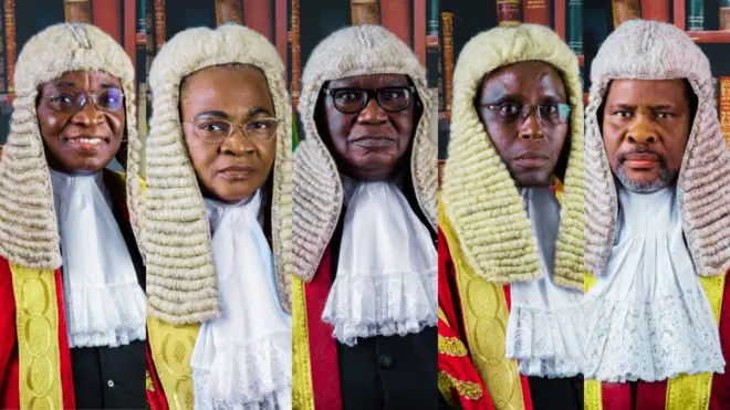 Ndị ọkaikpe nọ n'isi ikpe ntuliaka Naịjirịa 