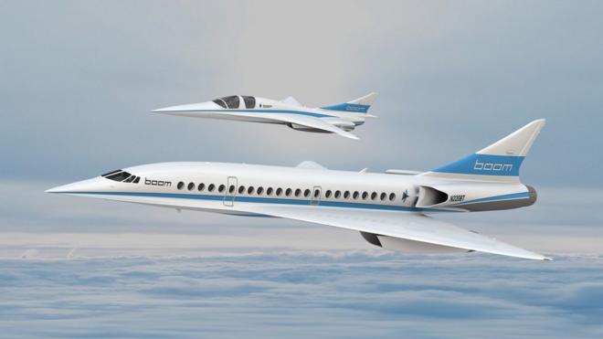 Boom Supersonic, el avión supersónico silencioso que aspira a llenar el ...