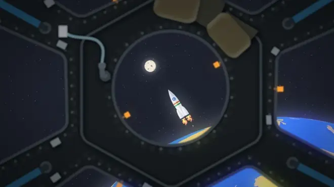 กราฟิกยานอวกาศ