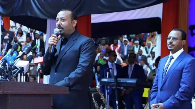 ጠ/ሚ ዐብይ አህመድና የኦሮሚያ ርዕሰ-መስተዳደር ለማ መገርሳ