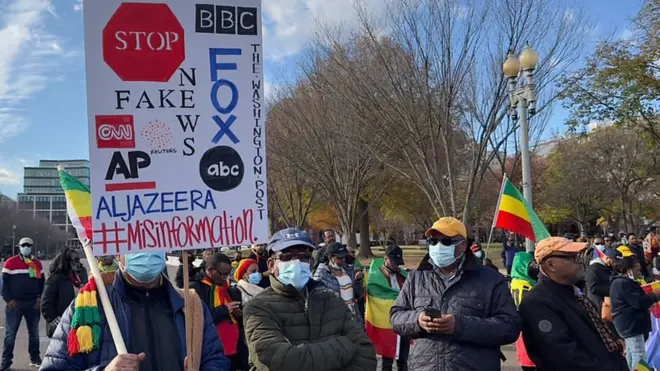 Twitter posts by TPLF spokesperson Getachew Reda are also widely shared and commented