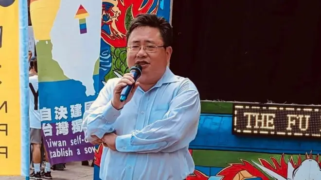 日本裔台湾籍的资深媒体人矢板明夫资料图片