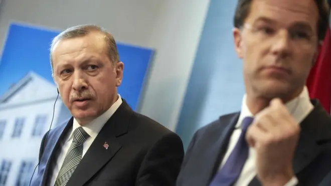 Erdoğan ve Rutte