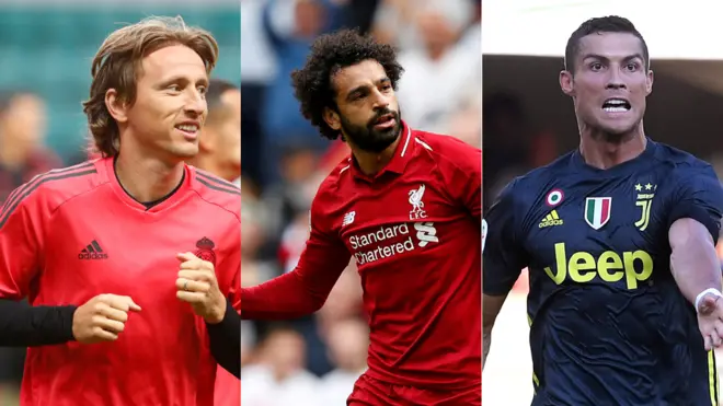 صورة مجمعة لصلاح ومودريتش ورونالدو