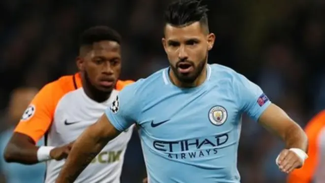 Aguero don score seven goals for im club Manchester City