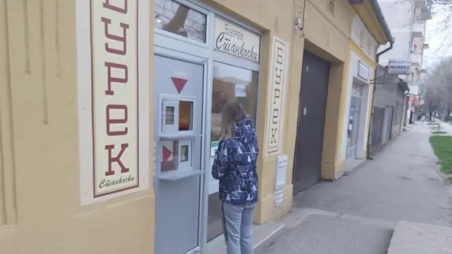 Šalter za burek u Pančevu