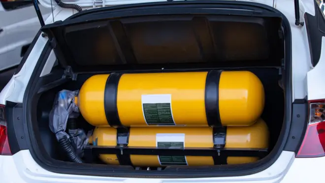 Compressed natural gas dey safe and cheaper for cars?