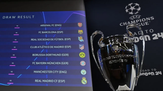 Full Champions League round of 16 fixtures