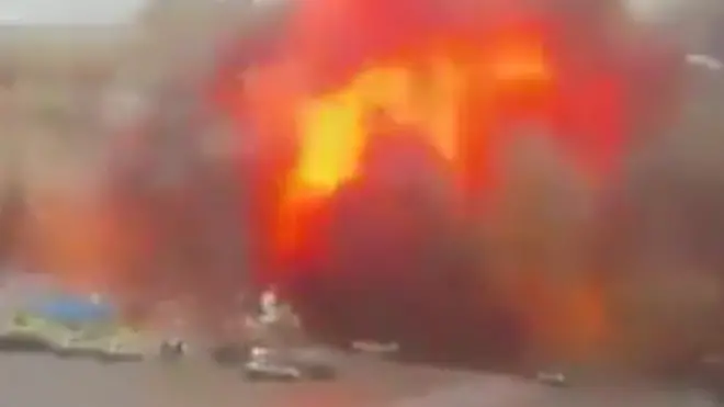 Explosion in centre of kharkiv