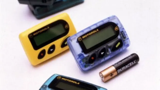 Motorola pagers from 1998
