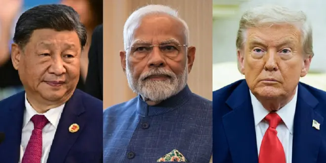ٹرمپ، مودی، شی جنپنگ 