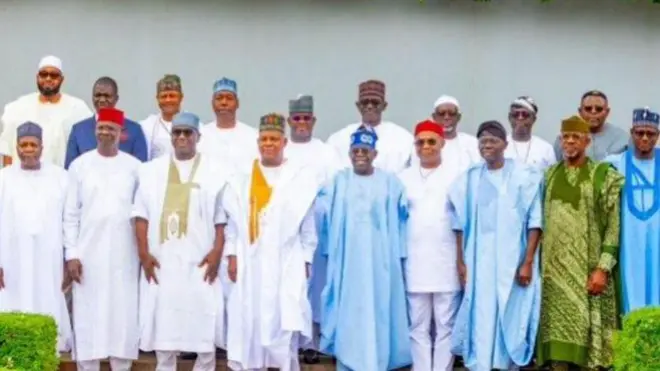 Awọn gomina ati aarẹ́ Tinubu