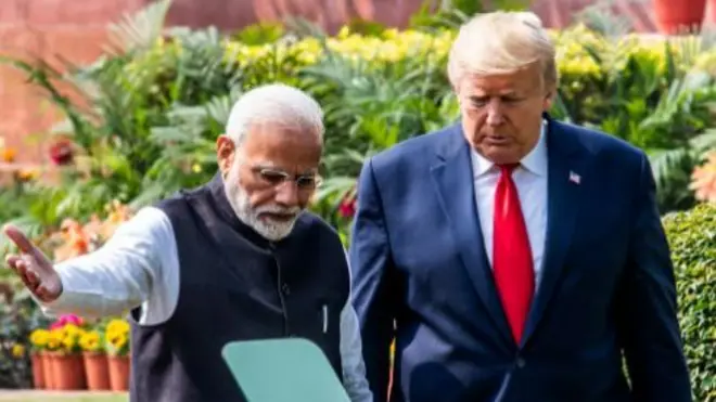 नरेंद्र मोदी और डोनाल्ड ट्रंप