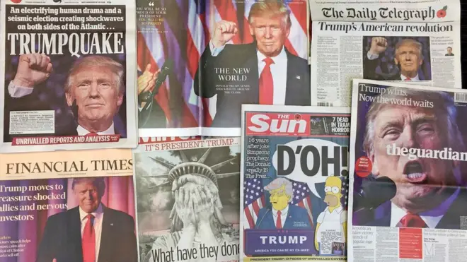 Ông Trump trở thành Tổng thống thứ 45 của Hoa Kỳ sau một chiến thắng cách biệt trước bà Clinton
