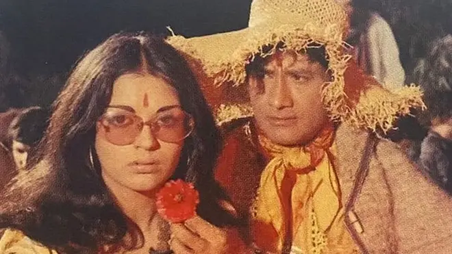 ज़ीनत अमान के साथ देवानंद