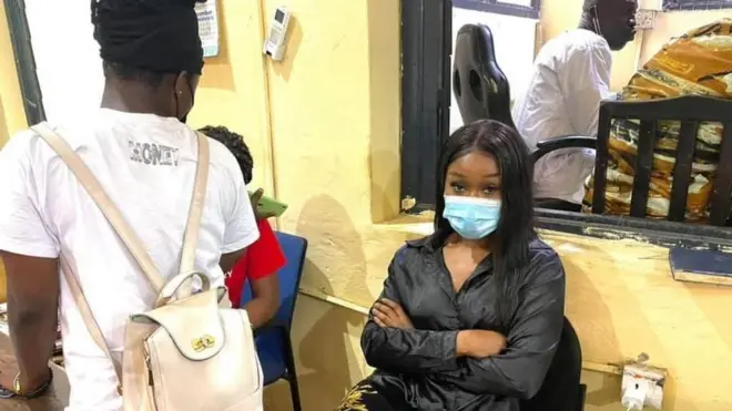 Efia after her release