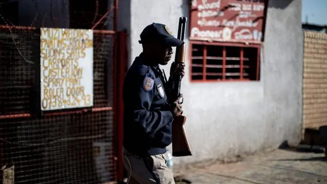 La sécurité a été renforcée dans le township de Soweto