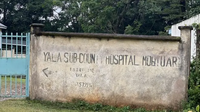 Chumba cha kuhifadhia maiti cha hospitali ya Yala