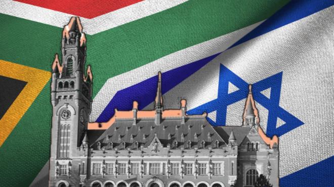 جنوب أفريقيا واسرائيل في محمة العدل الدولية