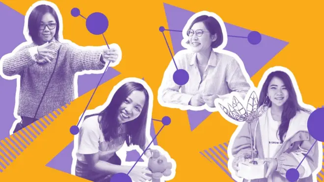 Women "makers" in Shenzhen.