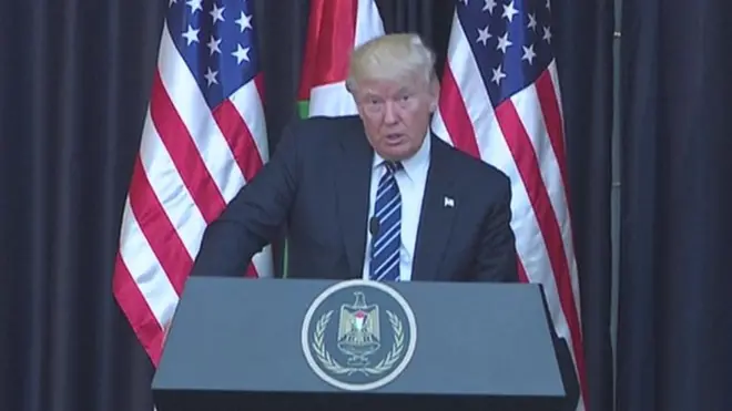 الرئيس الأمريكي، دونالد ترامب