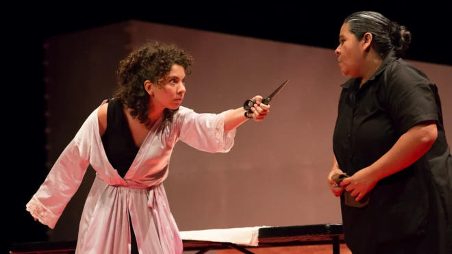 Mariam Santamaría en "La casa de Bernarda Alba".