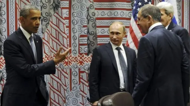 Obama iyo Putin oo ku kulmay xaruunta QM ee Newyork sanadii 2015-kii