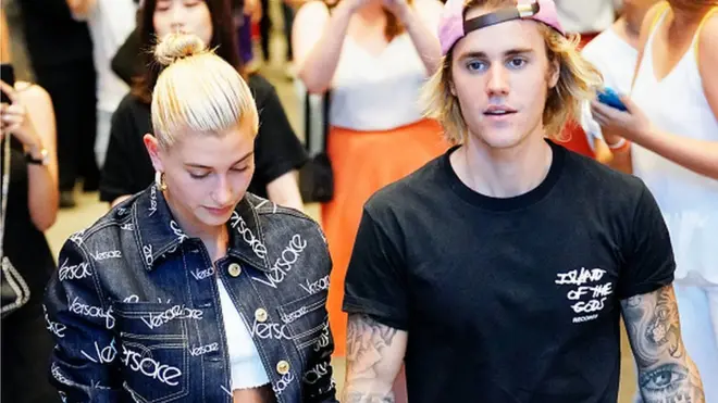 Justin Beiber and Hailey Baldwin.