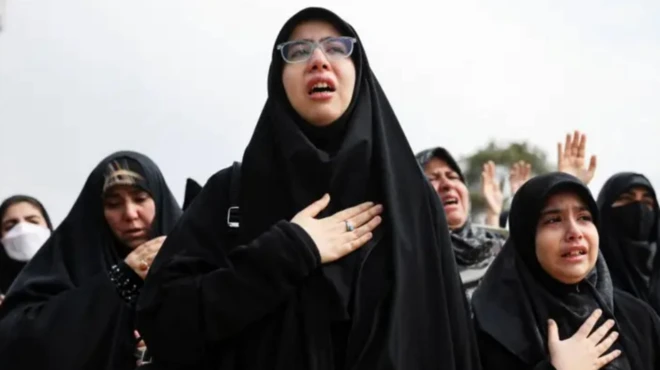 Tehranda ölənlərin dəfn mərasimi keçirilib