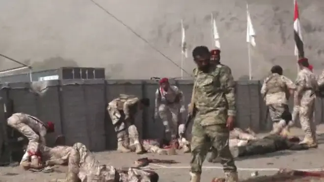 حكومة اليمن وحلفاؤها السعوديون يتهمون إيران بأنها وراء الهجمات