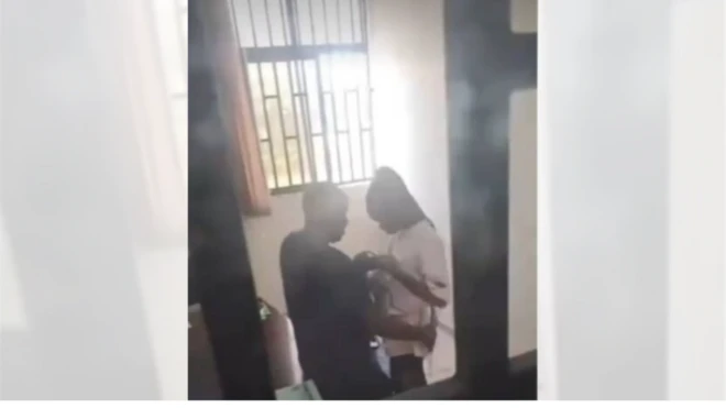 UniPort lecturer and unidentified female student