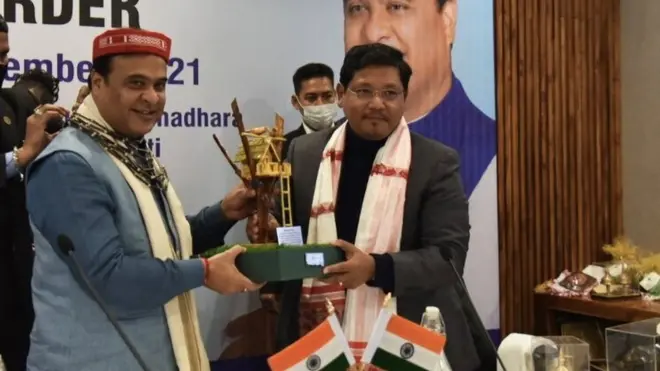 हेमंत बिस्वासर्मा और कोनराड के संगमा