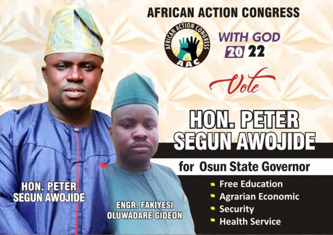 Àwòrán Awojide áti igbakeji gomina rẹ 