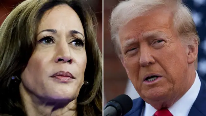 Kamala Haris i Donald Tramp