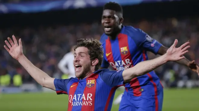 سيرجيو روبرتو يحتفل بهدف التأهل