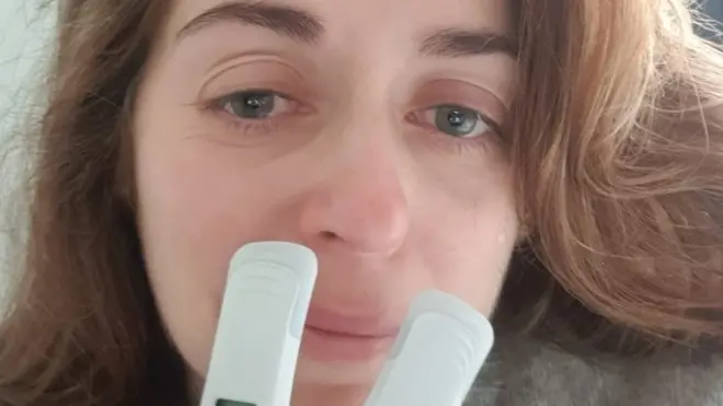 "Cuando me enteré que estaba embarazada me hice 3 tests. No podía creerlo", dice Cecilia García Prieto.