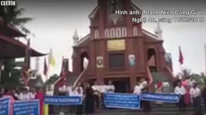 Giáo xứ Song Ngọc, Nghệ An phản đối Luật An ninh mạng và Luật Đặc khu