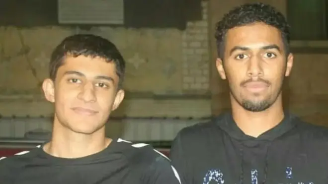 حسين علي مهدي وسيد أحمد، اثنان من الرجال الثمانية الذين قالوا إن السلطات البحرينية عذبتهم.