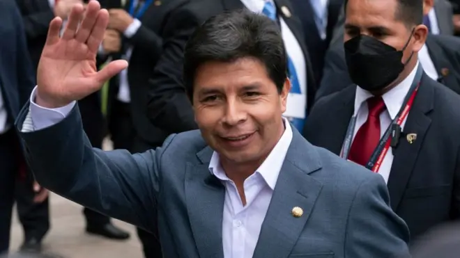 Pedro Castillo, presidente de Perú.