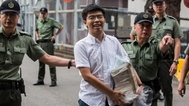 โจชัว หว่อง วัย 22 ปี ได้รับการปล่อยตัวจากเรือนจำ