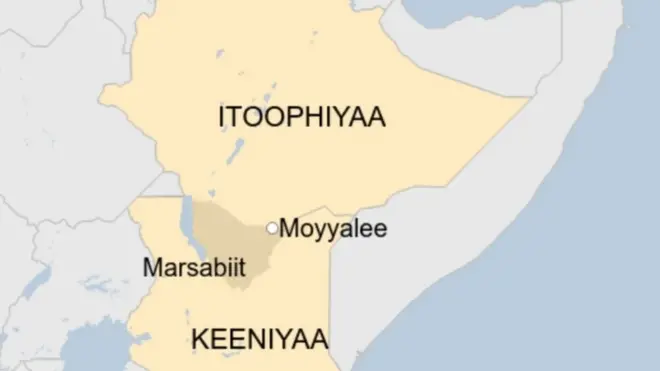 Danaa naannoo daangaa Itoophiyaafi Keeniyaa