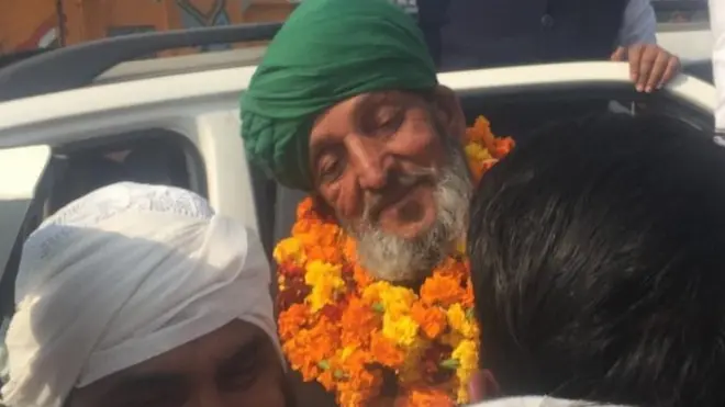 किसान रैली में गुलाम जौला