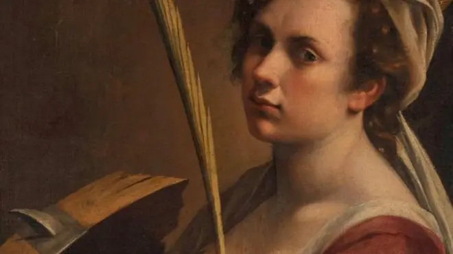 Self-Portrait as Saint Catherine of Alexandria