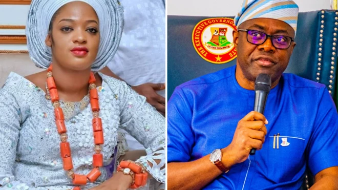 Queen Naomi and Oyo state govnor Seyi Makinde