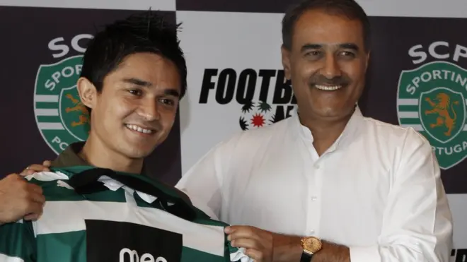 Chhetri menandatangani kontrak dua tahun dengan tim B Sporting Lisbon namun hanya tampil tiga kali.