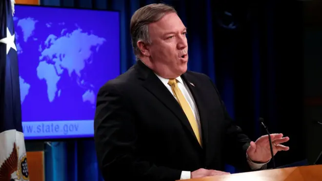 تصريح بومبيو جاء بعد إصدار محكمة العدل الدولية قرارا تطالب فيه واشنطن بالتأكد من أن طهران تستطيع استيراد الغذاء والدواء