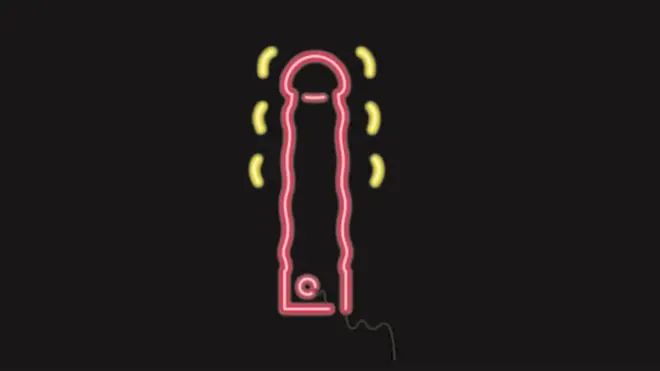 Drawing of sex toy